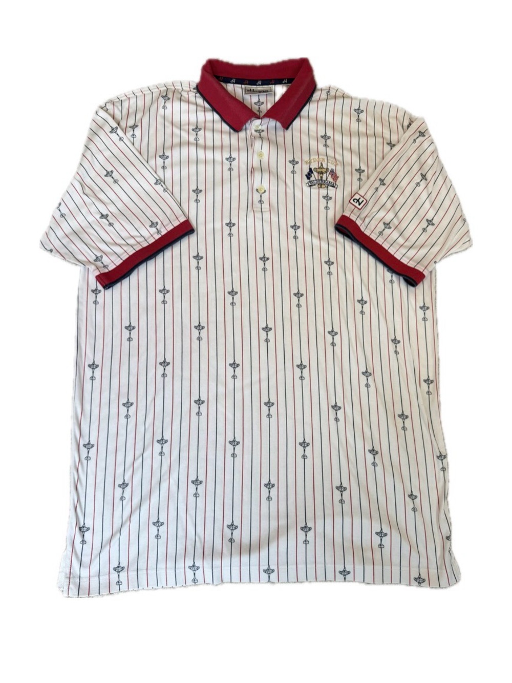 Vintage Hogan 1997 Ryder Cup Valderrama Golf Polo Shirt Men’s XL Embroidered